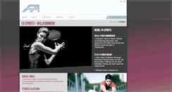Desktop Screenshot of fa-sports.com